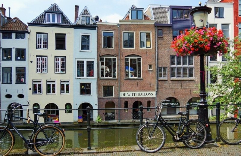 Grachtje in utrecht centrum